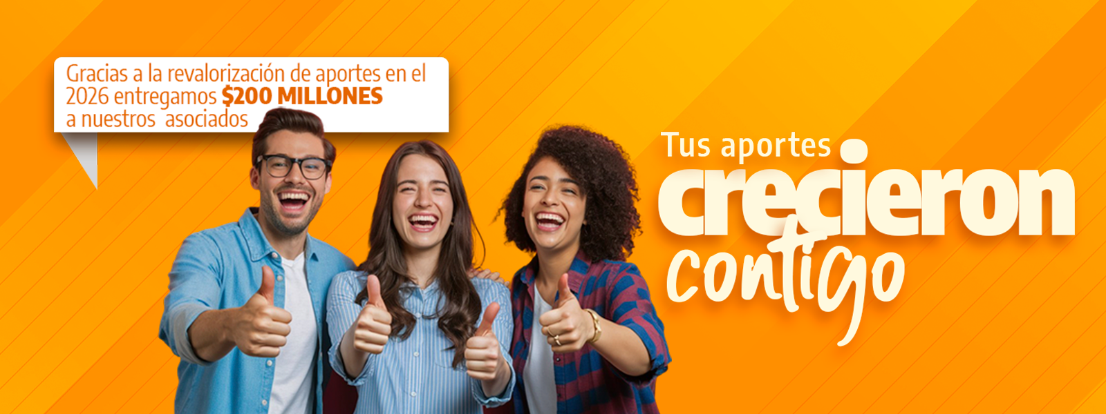 TUS APORTES CRECIERON